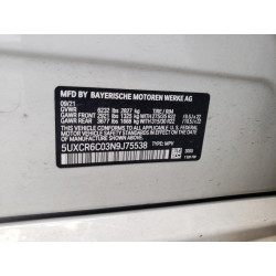 2022 BMW X5 5UXCR6C03N9J75538 57406403
