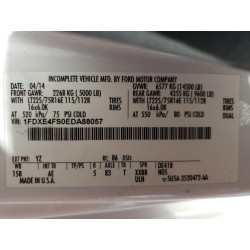 2014 FORD ALL Models 1FDXE4FS0EDA88057 52554743