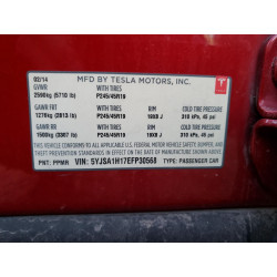 2014 TESLA MODEL S