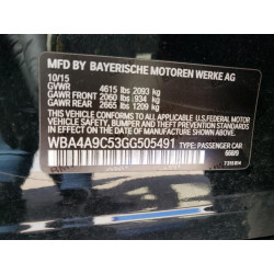 2016 BMW 4 SERIES
