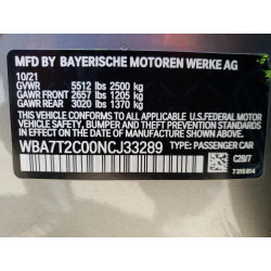 2022 BMW 7 SERIES