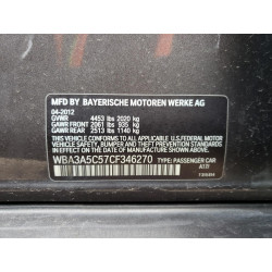 2012 BMW 3 SERIES