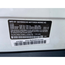 2019 BMW X5 5UXCR6C59KLL00679 59574403