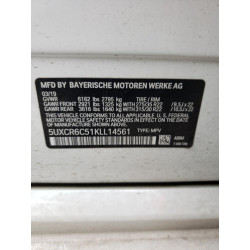 2019 BMW X5 5UXCR6C51KLL14561 55117193