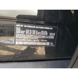 2019 BMW X5 5UXCR6C59KLL38476 58628533