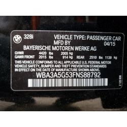2015 BMW 3 SERIES