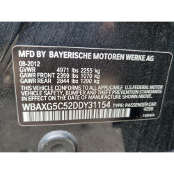 2013 BMW 5 SERIES