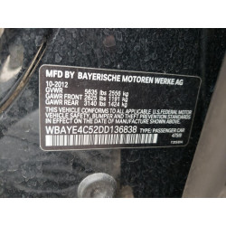 2013 BMW 7 SERIES
