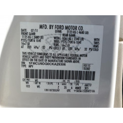 2012 FORD ESCAPE