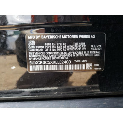 2019 BMW X5 5UXCR6C5XKLL02408 69095323