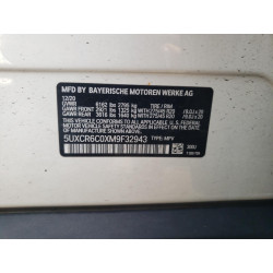 2021 BMW X5 5UXCR6C0XM9F32943 64119533