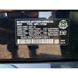 2022 BMW X5 5UXCR6C0XN9N10911 70446313