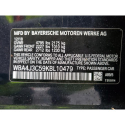 2019 BMW 4 SERIES