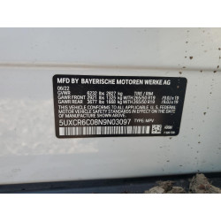 2022 BMW X5 5UXCR6C08N9N03097 69002523