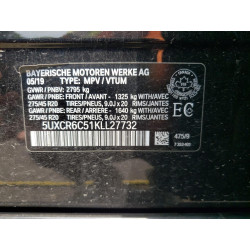 2019 BMW X5 5UXCR6C51KLL27732 61993423