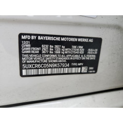 2022 BMW X5 5UXCR6C05N9K57934 67387653